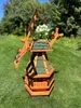 Gartenwindmühle WM 80, 80 cm hoch, grün, Holz, Ø 32 cm, Produktbild-Vorschau 2