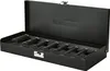 A set of socket wrenches in a black metal case. Produktbild-Vorschau