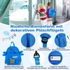 COSTWAY 2tlg Kinderkoffer + Rucksack, 12"+18" Kindertrolley Produktbild-Vorschau 6