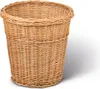 Papierkorb rund Naturmaterial Handarbeit weich für Büro und Produktbild-Vorschau 2