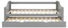 Homestyle4u Tagesbett 90x200 Ausziehbett Grau mit Matratze Produktbild-Vorschau 26