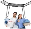 Debora Stand-Wäschetrockner, ausziehbar, schwarz, 19 m Produktbild-Vorschau 9
