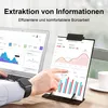 Konzepthalter mit Seitenclip, Buchständer aus Metall für Produktbild-Vorschau 4