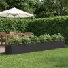 Hochbeet im Garten Schwarz 360 x 40 x 40 cm Produktbild-Vorschau 3