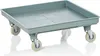 Wózek transportowy 53 x 53 cm, 4 kółka obrotowe, stal Podgląd zdjęcia produktu 1