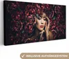 MuchoWow® - Leinwandbilder - Frau - Blumen - Henna - Produktbild-Vorschau 1