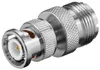 BNC-Stecker > UHF-Kupplung mit vergoldeten Kontakten Produktbild-Vorschau 1
