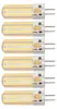 6 ks GY6.35 LED žárovka 7W AC DC12V 700lm 72 LED diod 360 Náhled obrázku produktu 1