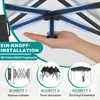 LZQ Pop-Up Pavillon 3x3 m Faltpavillon für Garten & Produktbild-Vorschau 3