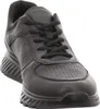 A black Ecco Exostride sneaker is shown from a front-side angle against a white background. Náhled obrázku produktu
