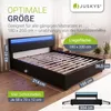 Juskys Polsterbett Lyon 180 x 200 cm mit Bettkasten, LED Produktbild-Vorschau 5