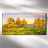 Wandbild Leinwand Bilder Wanduhr Geräuschlos 60x30 Gemälde Produktbild-Vorschau 2