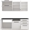 Homestyle4u Küche Küchenblock 200 cm Weiß Küchenzeile ohne Produktbild-Vorschau 7