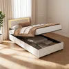 ProximaX Modernes Polsterbett 90x200 cm, Beige, aus weichem Produktbild-Vorschau 11