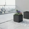 HowHomely | Pflanzentopf - Blumenkübel - Blumentopf - grau Produktbild-Vorschau 4