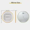 Miroir de salle de bain rond Vrygle 60 cm avec éclairage Voir les images du produit 17