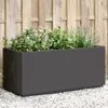 vidaXL květináč tmavě šedý 80x36x35 cm PP Náhled obrázku produktu 2
