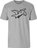 Huuraa Herren T-Shirt Pteranodon Dinosaurier XL Sport Grey Produktbild-Vorschau 2