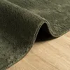 Rug HUARTE Green 100 x 200 cm 100% Polyester Plat Productafbeelding-voorbeeld 6