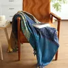 Chenille Throw Blanket Jacquard Quasten Throw Blanket Sofa Produktbild-Vorschau 5