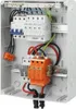 An electrical junction box with various components and wiring inside. Náhled obrázku produktu