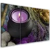 Triptychon auf leinwand religiös - violett 120x80 cm Feeby Produktbild-Vorschau 1