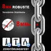 Elektro-Scooter Zahlenschloss 93cm mit 8mm Stahlkette & Produktbild-Vorschau 3