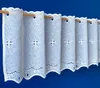 heimtexland ® Scheibengardine Batist Weiß Bestickt Produktbild-Vorschau 1