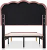 Cama individual tapizada LED, 90 x 200 cm, con estructura Vista previa de la imagen del producto 13