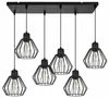Suspension, lustre, abat-jour en fil métallique, LED Voir les images du produit 2