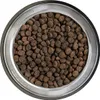 A close-up, top-down view of a bowl filled with dog food. Produktbild-Vorschau