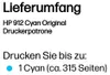 HP 912 Cyan Original Druckerpatrone, Standardertrag, Cyan, Produktbild-Vorschau 48