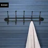KADAX Wieszak Na Ubrania Uchwyt Czarny 5 + 7 Haków Podgląd zdjęcia produktu 5