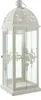 Laterne Barock Metall weiß/silber 39cm – Gartenlaterne Produktbild-Vorschau 6