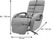Relaxsessel HWC-L11, Design Fernsehsessel TV-Sessel Produktbild-Vorschau 6
