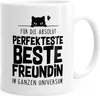 Kaffee-Tasse Für die absolut perfekteste beste Freundin im Produktbild-Vorschau 1