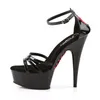 DELIGHT-662 Damen Sandale von Pleaser, Schwarz EU 37, US 7 Produktbild-Vorschau 3
