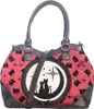 Banned Gothic Borsa a tracolla Lunar Sisters Red Handbag Anteprima dell’immagine prodotto 2