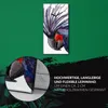 Wandbild Leinwand Bilder Wanduhr Geräuschlos 30x60 Kakadu Produktbild-Vorschau 5