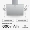 Klarstein Silver Lining - Hotte aspirante Hotte frontale, Voir les images du produit 3
