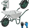 Záhradný trakař Juskys | Objem 100 litrov | 210 kg | Náhľad obrázku produktu 9