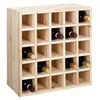 Casier à vin Zeller 25 bouteilles, pin, 52 x 25 x 52 cm, Voir les images du produit 8