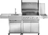 Grandhall ELITE G4 Sink Set Gasgrill Grill Gas Garten Kamin Produktbild-Vorschau 3