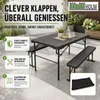 Bierzeltgarnitur 3-tlg. klappbar Länge 107 cm Produktbild-Vorschau 6