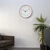 Orologio da parete Intirilife in oro rosa - bianco con Anteprima dell’immagine prodotto 4