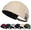 Docker Cap Herren Verstellbar Baumwolle Gerollter Bund Produktbild-Vorschau 1