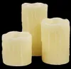 Echtwachs LED Kerzen 3 Stück Ø5 x 5,7,10cm creme inklusive Produktbild-Vorschau 4