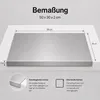 Arbeitsplatte aus Edelstahl 300x500x20mm Produktbild-Vorschau 4