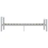 vidaXL Rama łóżka szaro-biała metalowa 90×200 cm Podgląd zdjęcia produktu 7