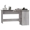 vidaXL Bureau d'angle Gris Sonoma 120x140x75 cm Bois Voir les images du produit 3